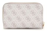 GUESS Laurel II SLG Medium Double Zip Wallet M Dark Taupe Logo