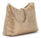 GUESS Zalina Top Zip Shoulder Bag Gold GUESS Zalina Top Zip Shoulder Bag Gold