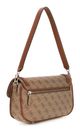 GUESS Dea Flap Shoulder Bag Latte Logo