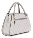 GUESS Noelle II Luxury Satchel Dark Taupe Logo