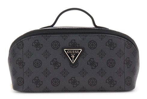 GUESS Wilder Cosmetic Travel Bag L Charcoal
