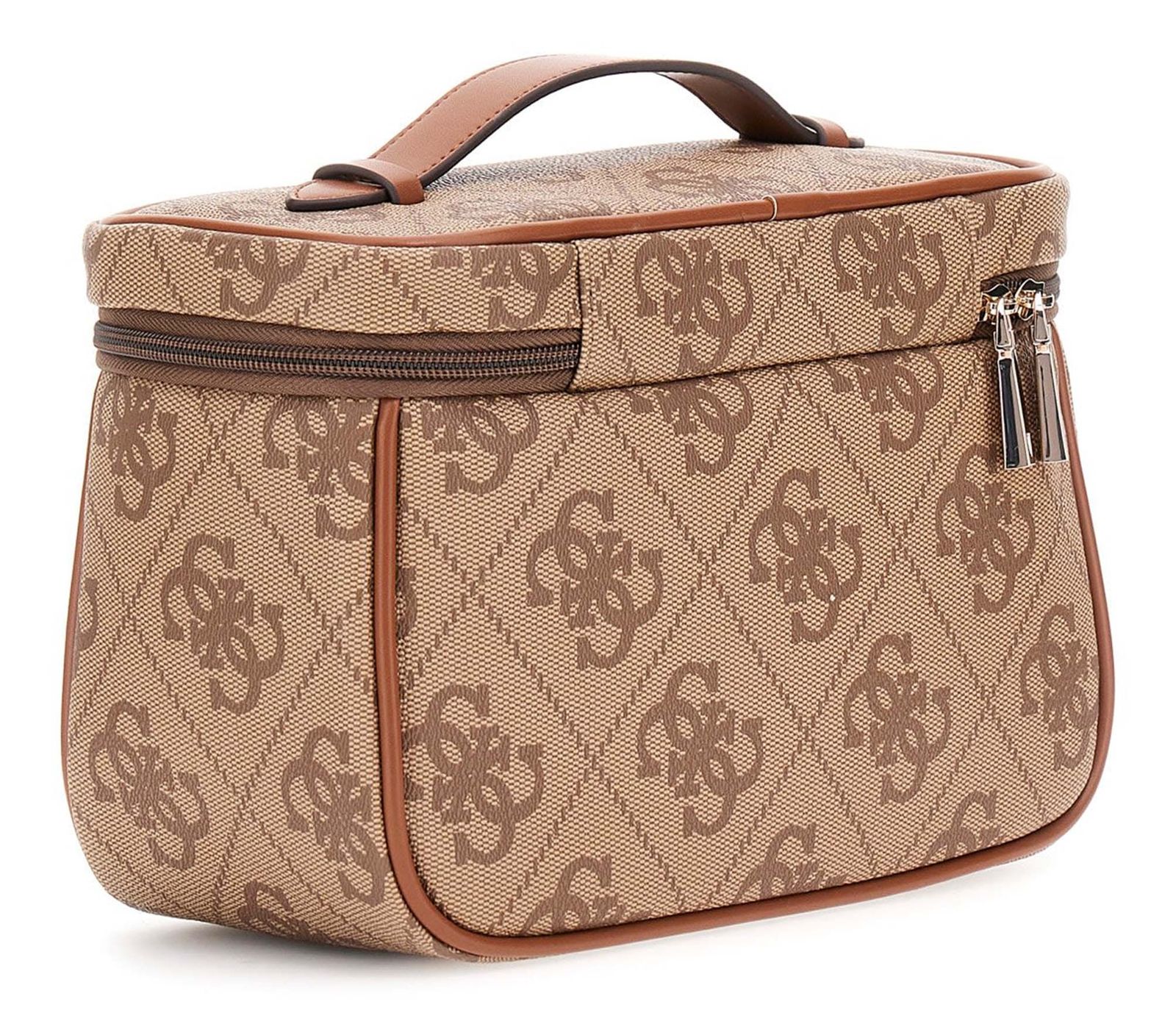 GUESS Erenia Toiletry Train Case Latte Logo GUESS Erenia Toiletry Train Case Latte Logo