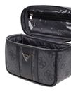 GUESS Erenia Toiletry Train Case Coal Logo