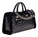 GUESS Christi Shoulder Satchel Bag Black