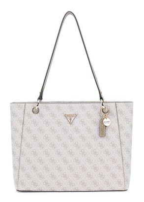 GUESS Noelle II Tote Dark Taupe Logo GUESS Noelle II Tote Dark Taupe Logo