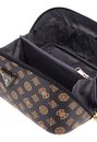 GUESS Wilder Cosmetic Travel Bag L Brown