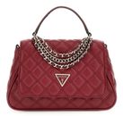 GUESS Giully II Top Handle Flap Bag Red