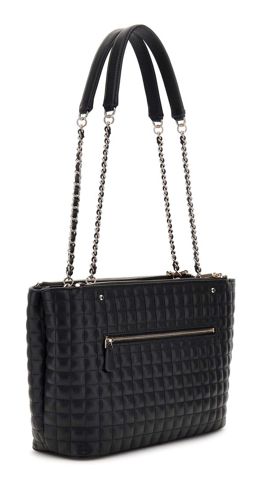 GUESS Nadira Status Tote Black GUESS Nadira Status Tote Black