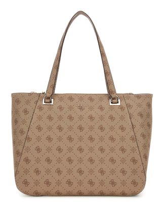 GUESS Calebra Tote Bag Latte Logo