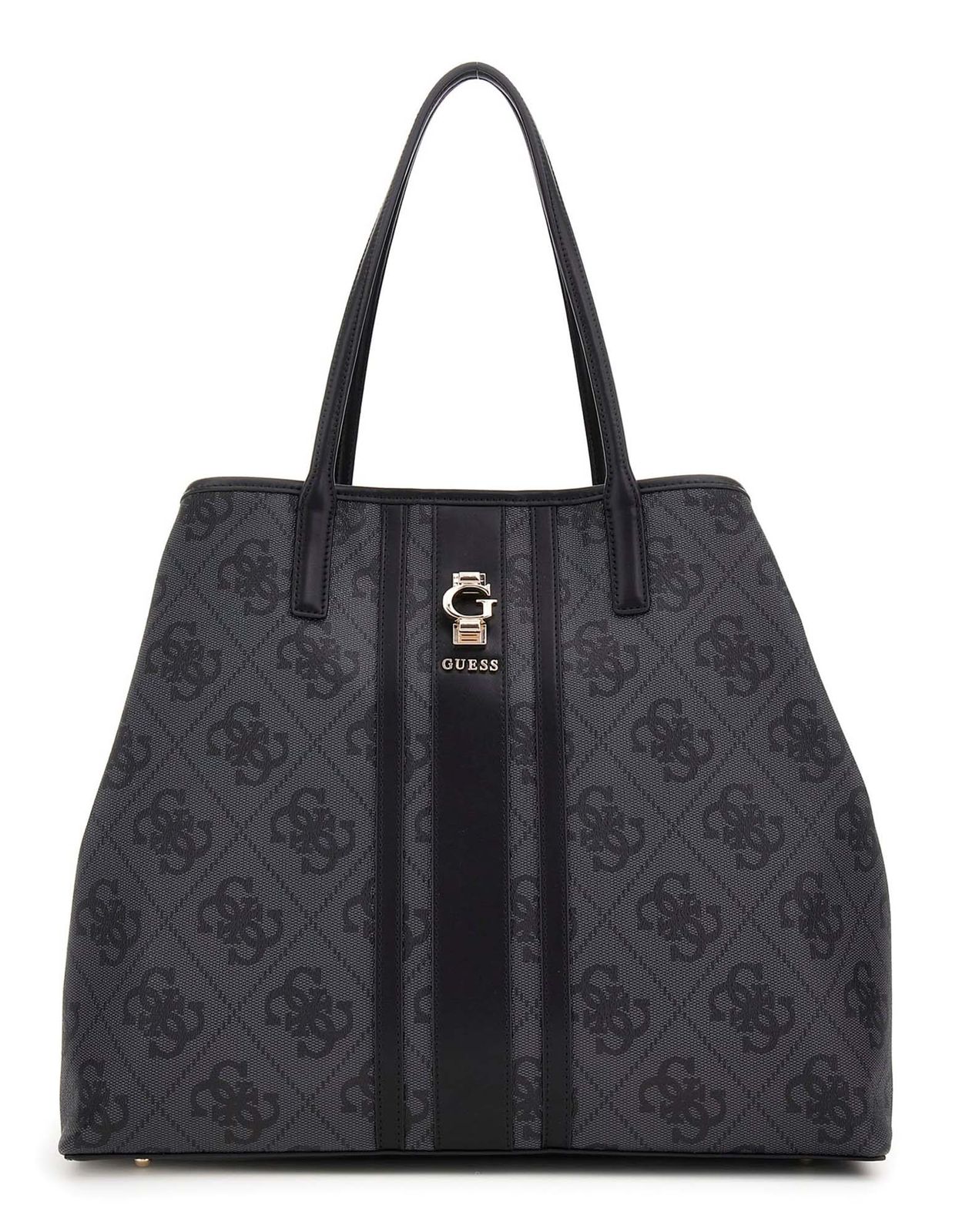 GUESS Erenia 2 in 1 Tote L Coal Logo GUESS Erenia 2 in 1 Tote L Coal Logo