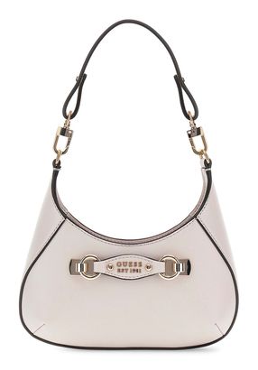 GUESS Mimina Mini Hobo Crossbody Bag Stone