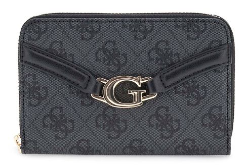 GUESS Dea SLG Zip Around Wallet M Coal Logo
