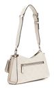 GUESS Cresidia II Top Zip Shoulder Bag Bone Logo