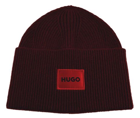 HUGO Xaff 6 Beanie Dark Red HUGO Xaff 6 Beanie Dark Red