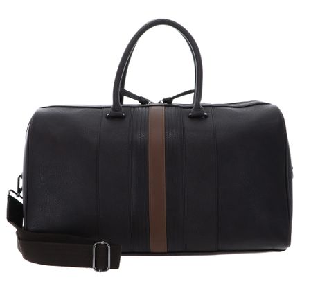 Ted Baker Evyday Striped PU Holdall Brn-Choc