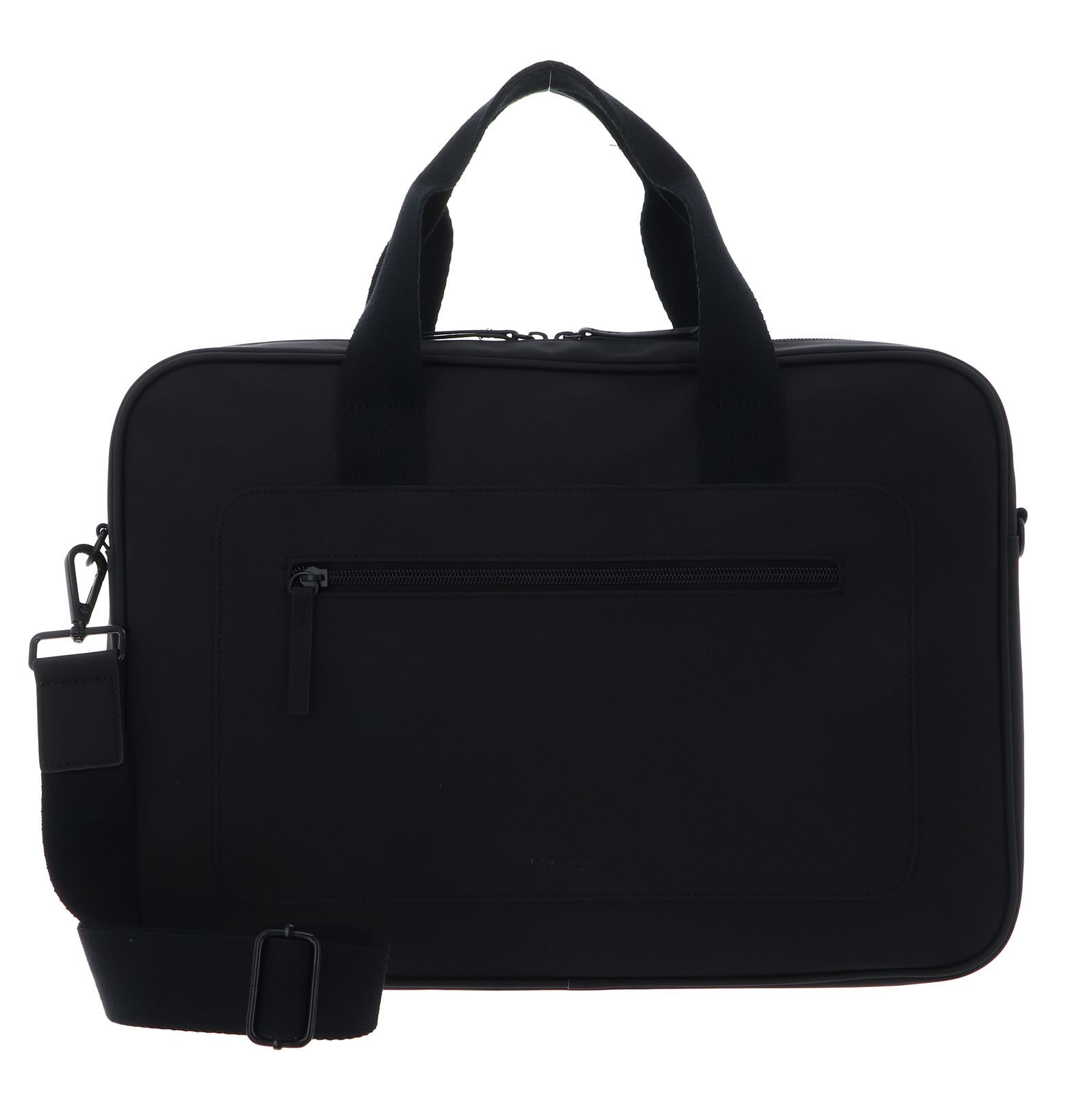 Ted Baker Rylies Rubberised PU Document Bag Black