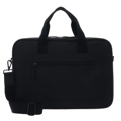 Ted Baker Rylies Rubberised PU Document Bag Black