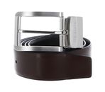 Ted Baker Newbey 2-In-1 Reversible Leather Belt Gift Set W120 Black - kürzbar
