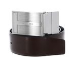 Ted Baker Newbey 2-In-1 Reversible Leather Belt Gift Set W120 Black - kürzbar