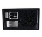 Ted Baker Newbey 2-In-1 Reversible Leather Belt Gift Set W120 Black - kürzbar