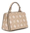 GUESS Silia Mini Satchel Bag Biscotti Logo