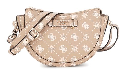 GUESS Silia Mini Convertible Shoulder Bag Biscotti Logo GUESS Silia Mini Convertible Shoulder Bag Biscotti Logo