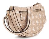 GUESS Silia Mini Convertible Shoulder Bag Biscotti Logo