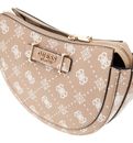 GUESS Silia Mini Convertible Shoulder Bag Biscotti Logo