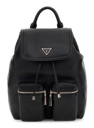 GUESS Manhattan II Flap Backpack Black