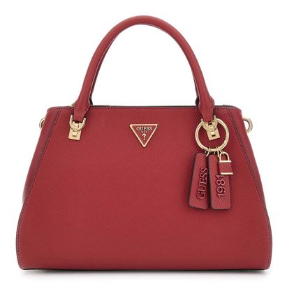 GUESS Noelle II Luxury Satchel Garnet