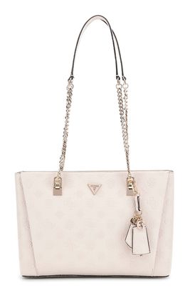 GUESS Tisha 3 Compartment Tote Stone Logo GUESS Tisha 3 Compartment Tote Stone Logo