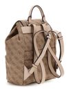 GUESS Manhattan II Flap Backpack Latte Logo GUESS Manhattan II Flap Backpack Latte Logo