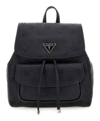 GUESS Cresidia II Flap Backpack S Black Logo
