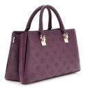 GUESS Tisha Girlfriend Satchel Wine Logo