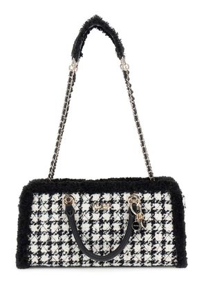 GUESS Christi Shoulder Satchel Bag Black Multi