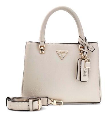 GUESS Noelle II Multi Compartment Satchel S Bone