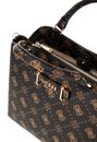 GUESS Silia Girlfriend Satchel Espresso Logo GUESS Silia Girlfriend Satchel Espresso Logo