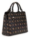 GUESS Silia Girlfriend Satchel Espresso Logo GUESS Silia Girlfriend Satchel Espresso Logo