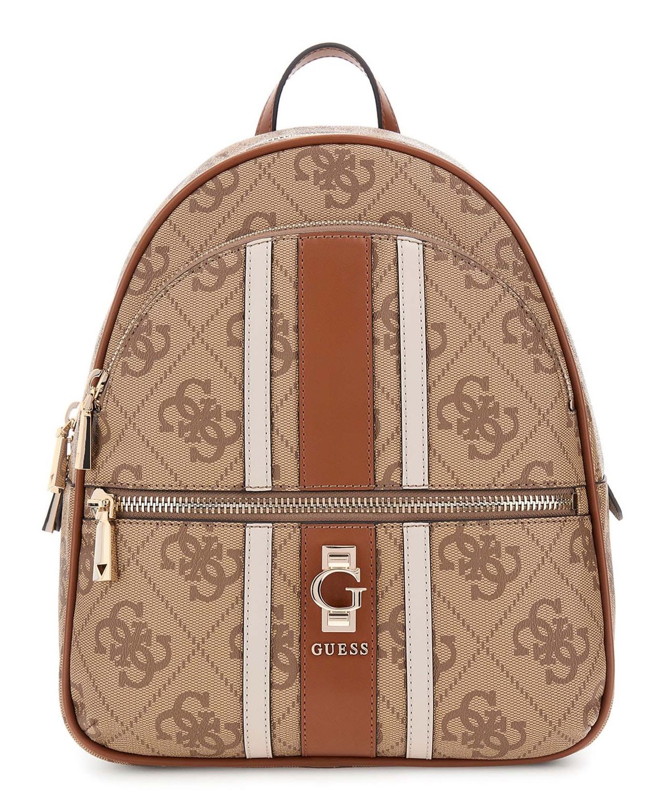 GUESS Erenia Backpack L Latte Logo