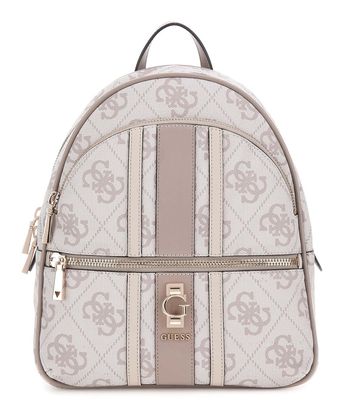 GUESS Erenia Backpack L Dark Taupe Logo