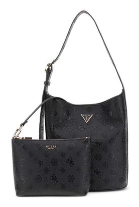GUESS Cresidia II Bucket Bag Black Logo