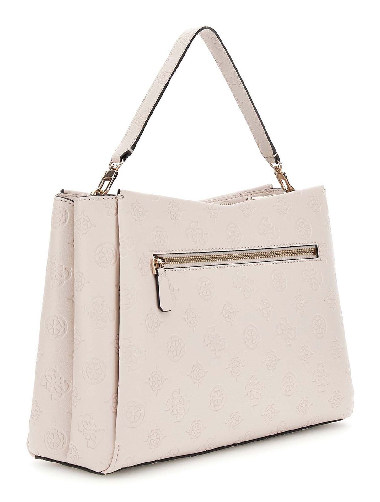 GUESS Tisha Girlfriend Satchel Stone Logo GUESS Tisha Girlfriend Satchel Stone Logo