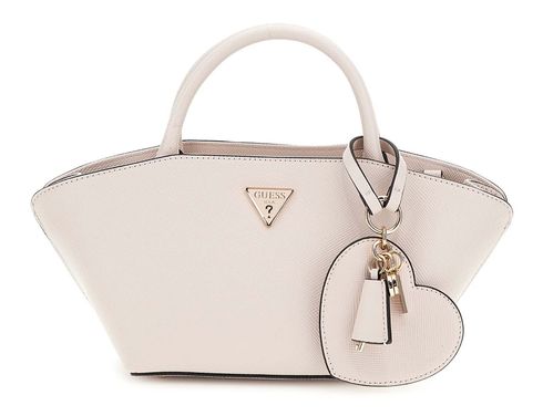GUESS Bolena Mini Satchel Bag Stone