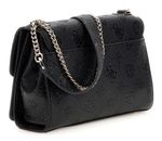 GUESS Cresidia II Convertible Xbody Flap Bag Black Logo GUESS Cresidia II Convertible Xbody Flap Bag Black Logo