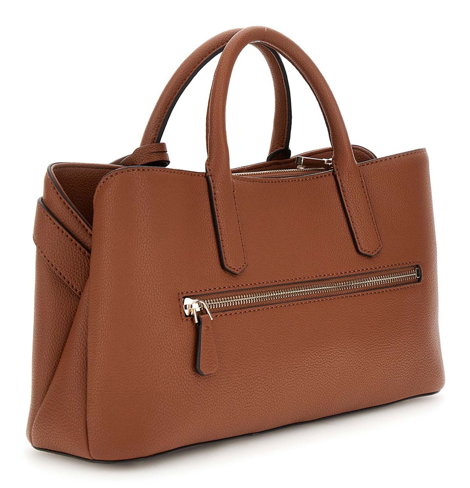 GUESS Gregoria Girlfriend Satchel Cognac GUESS Gregoria Girlfriend Satchel Cognac