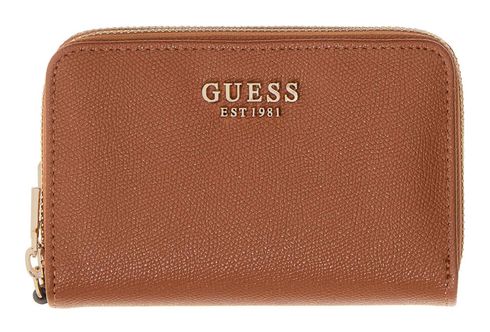 GUESS Amorette SLG Double Zip Wallet M Cognac