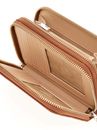 GUESS Amorette SLG Double Zip Wallet M Cognac