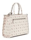 GUESS Silia 2 Compartment Tote Bag Vanilla Logo GUESS Silia 2 Compartment Tote Bag Vanilla Logo