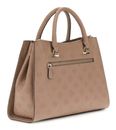 GUESS Cresidia II Society Satchel Dark Taupe