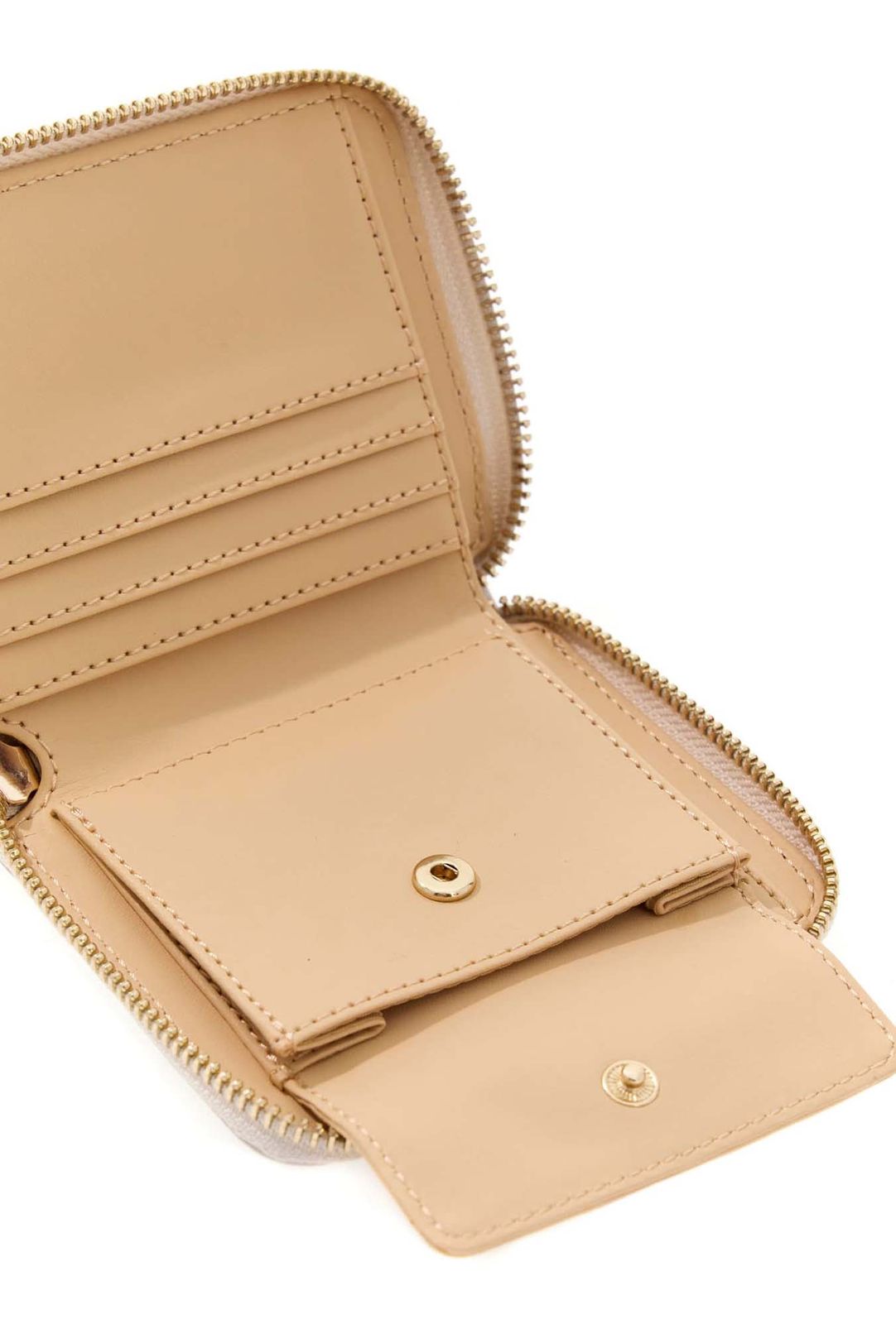 GUESS Laurel II SLG Small Zip Around Wallet Ivory GUESS Laurel II SLG Small Zip Around Wallet Ivory